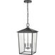 Fetterton 3 Light 11 inch Powder Coated Black Outdoor Hanging Lantern